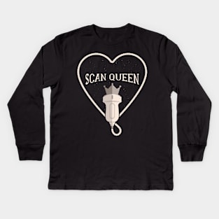 Scan Queen Kids Long Sleeve T-Shirt